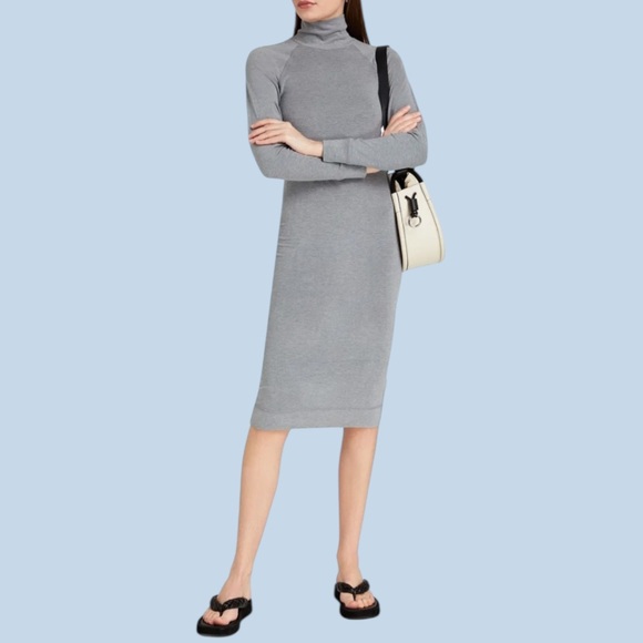 James Perse Turtleneck Midi Dress WMSS6607 Size 2 / Medium - Picture 7 of 8